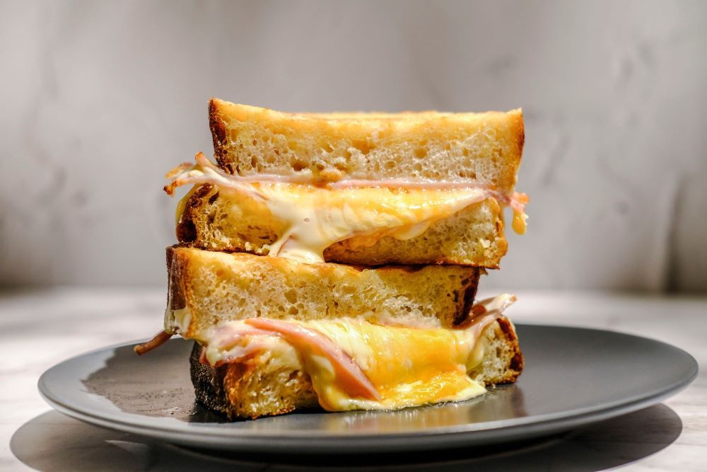 Four Cheese & Ham French Toast Sandwich 