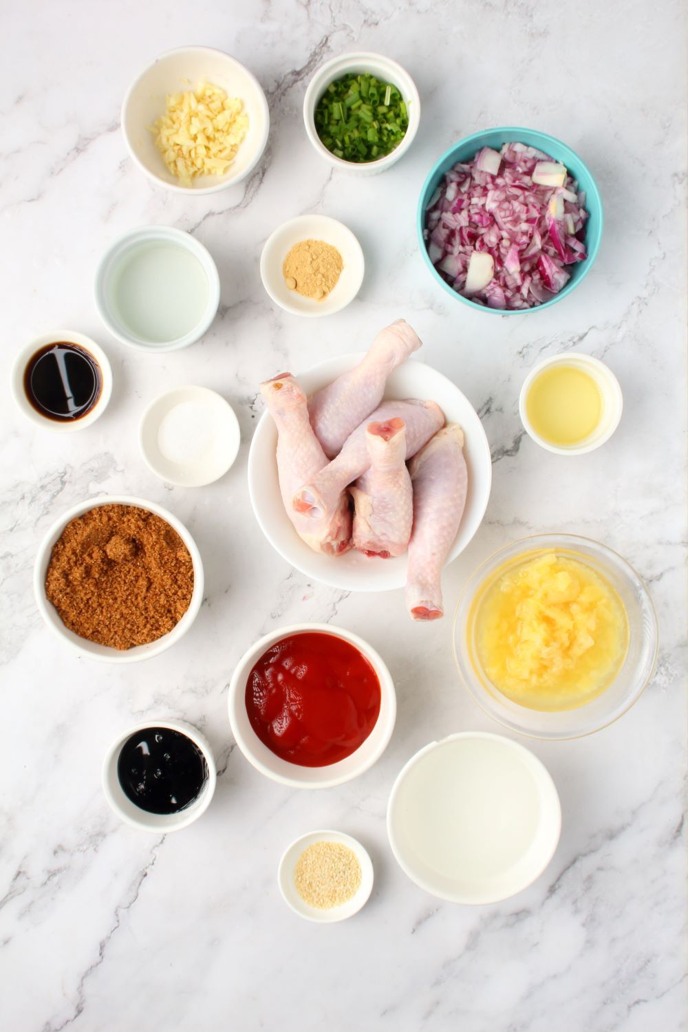 Ingredients for Teriyaki BBQ Chicken